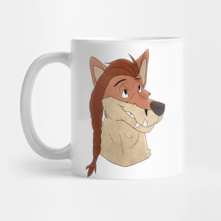 Anthro fox face Mug